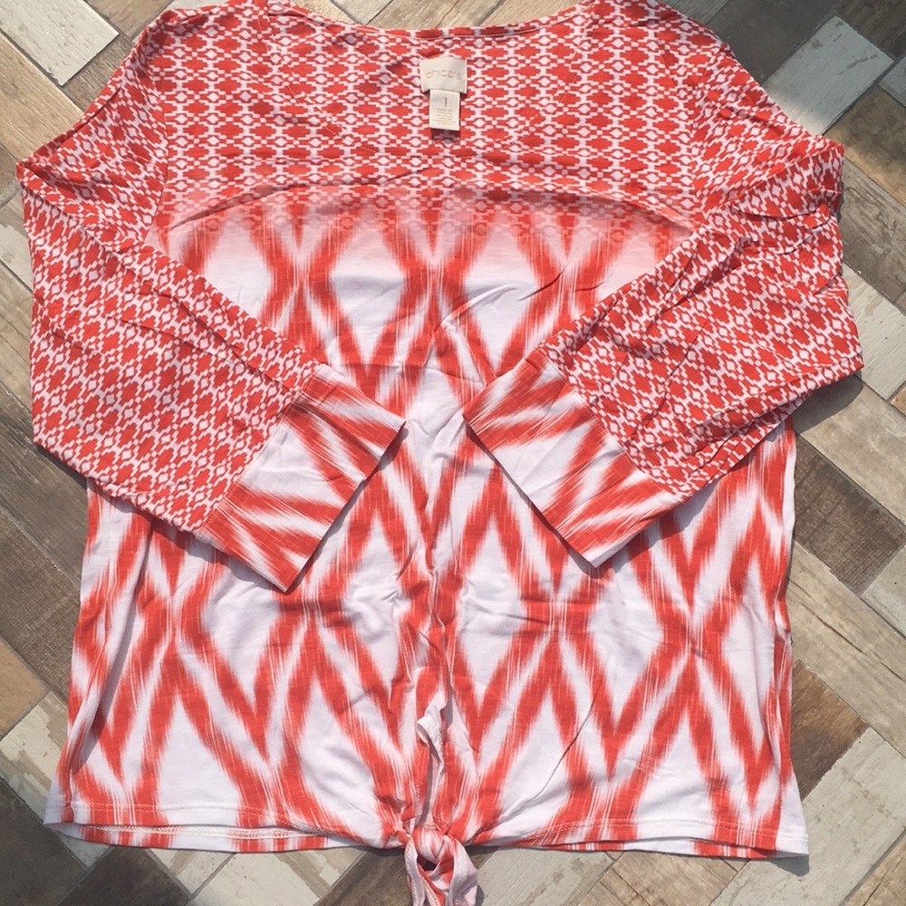 Chico’s knit top 3/4 sleeves